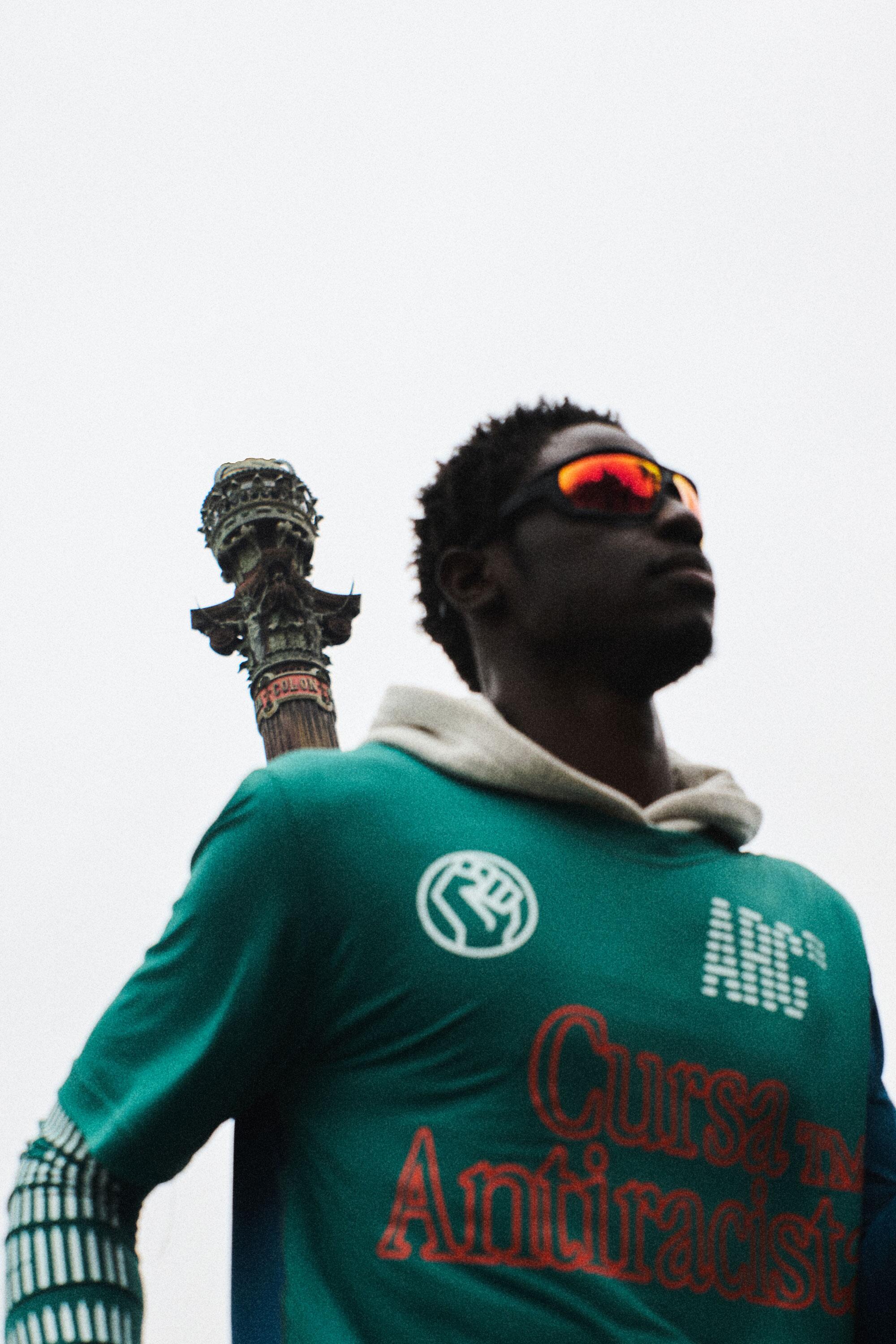 Primera Carrera Antirracista de Barcelona, organizada por el Sindicato de Manteros